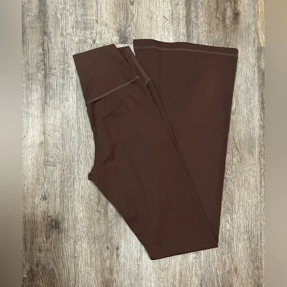 Esoft Brown Women's Flare Leggings Size XS - Picture 1 of 7